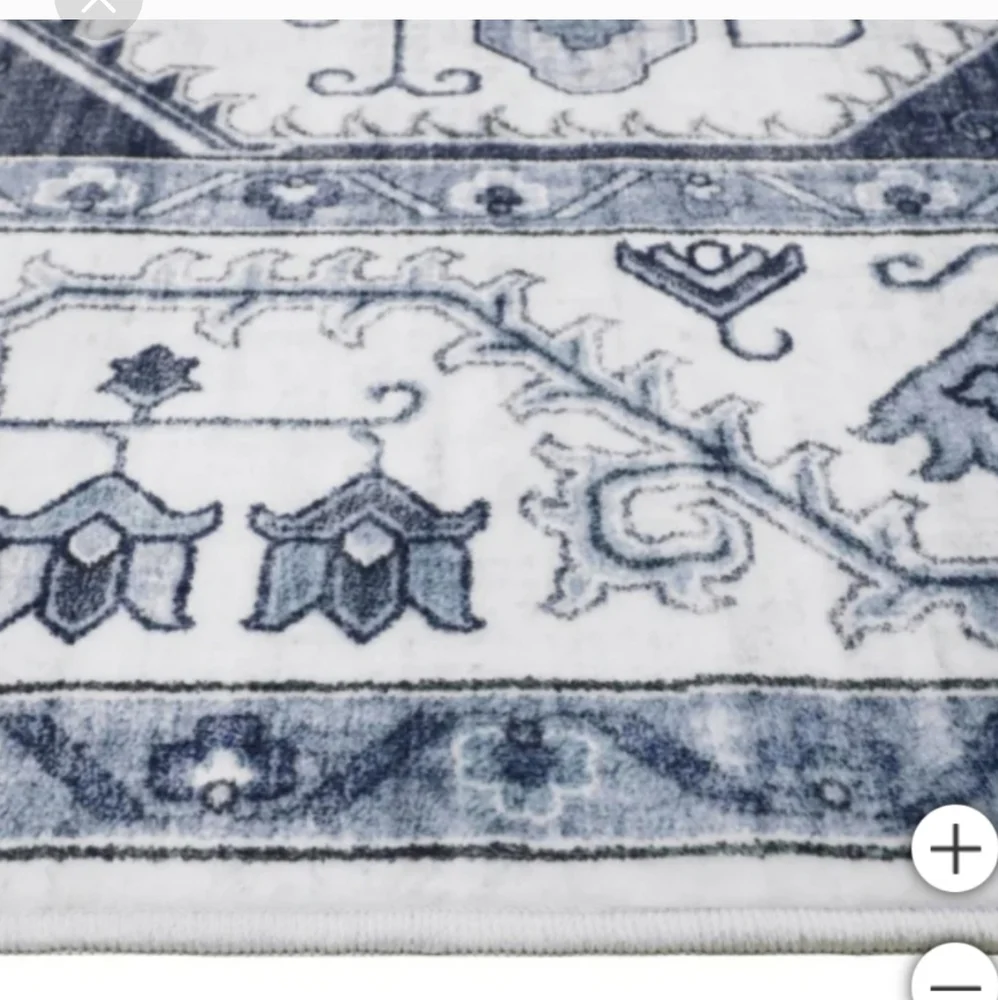 5'3” x 7'5”/ Wyatt & Ash Washable Indoor Area Rug, Cyrus , New